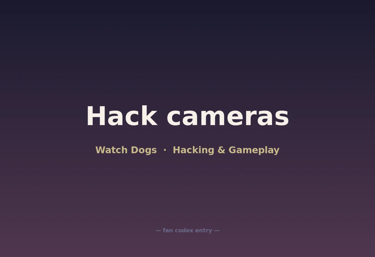Hack cameras