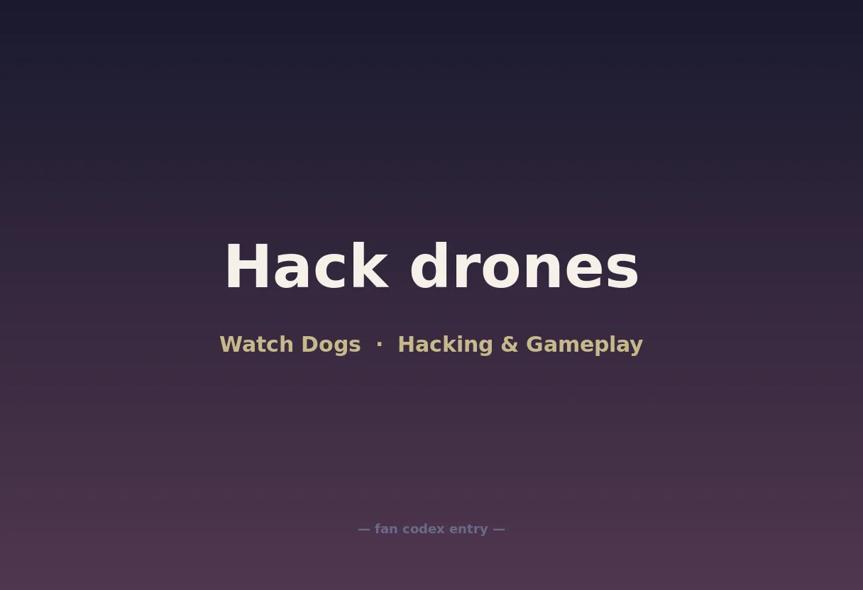 Hack drones