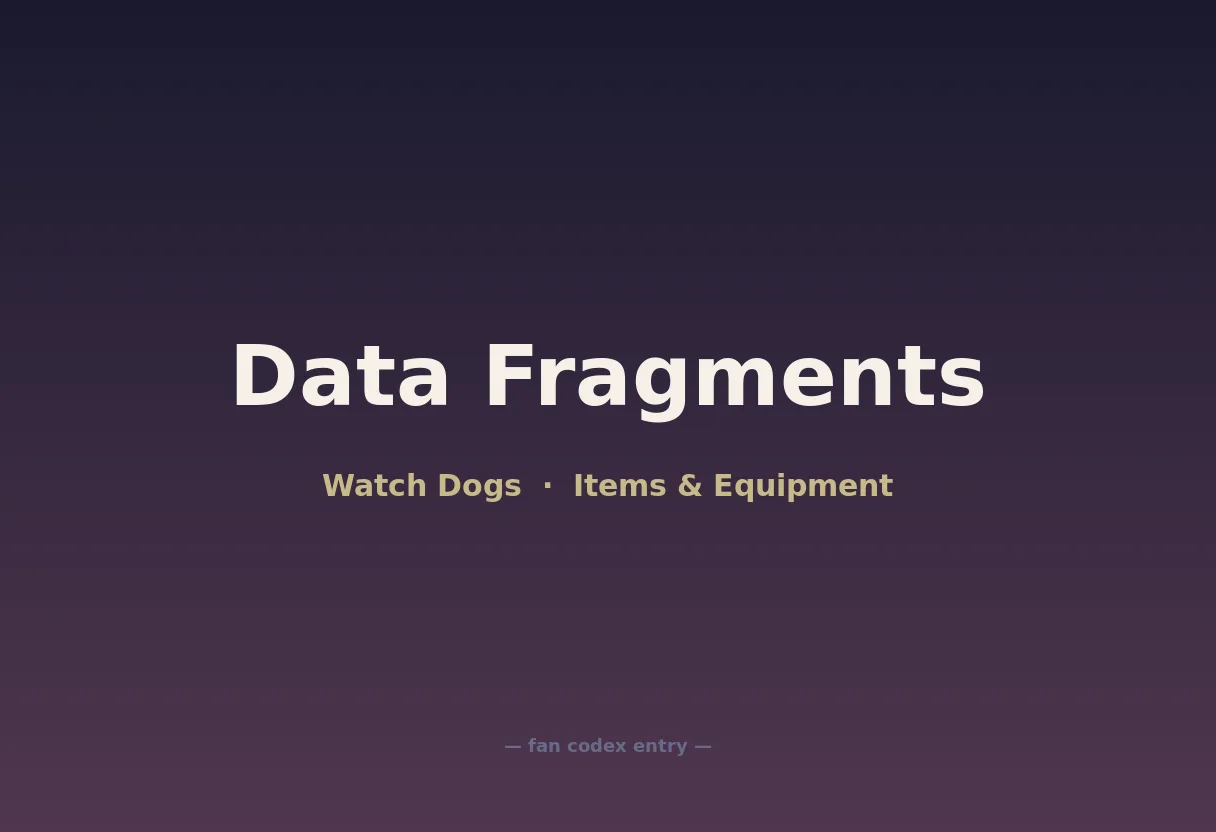 Data Fragments
