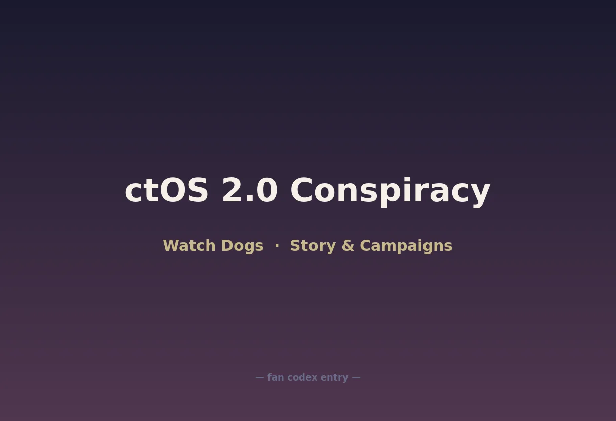 ctOS 2.0 Conspiracy