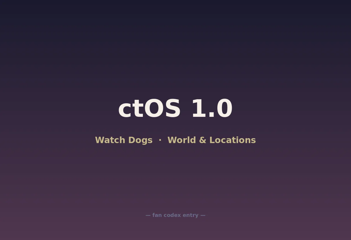 ctOS 1.0